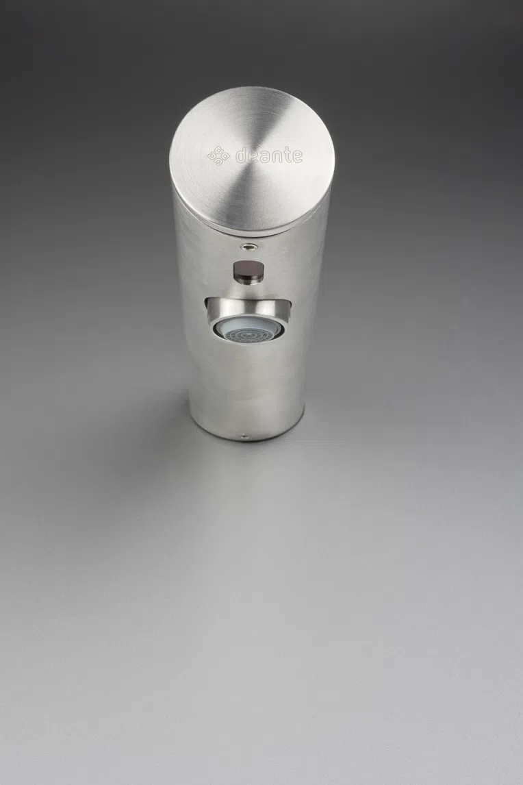 Bateria umywalkowa bezdotykowa Deante Sense stal szczotkowana BQR_F28R