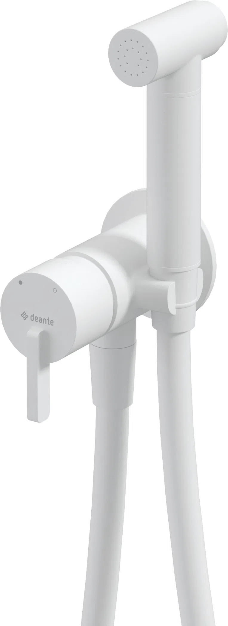 Bateria bidetowa podtynkowa Deante Silia bianco BQS_A34M