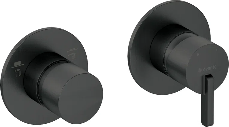 Bateria prysznicowa podtynkowa Deante Silia nero BQS_N46P