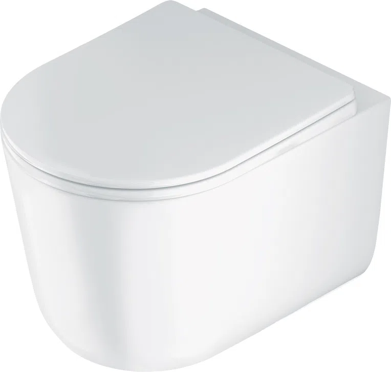 Miska WC wisząca Deante Jasmin bezkołnierzowa z deską wolnoopadającą duroplast CDJD6ZPW