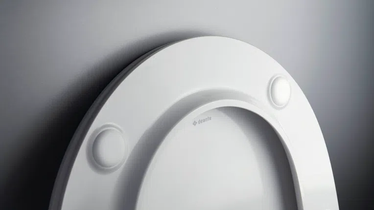 Miska WC wisząca Deante Peonia bezkołnierzowa z deską wolnoopadającą duroplast CDED6ZPW