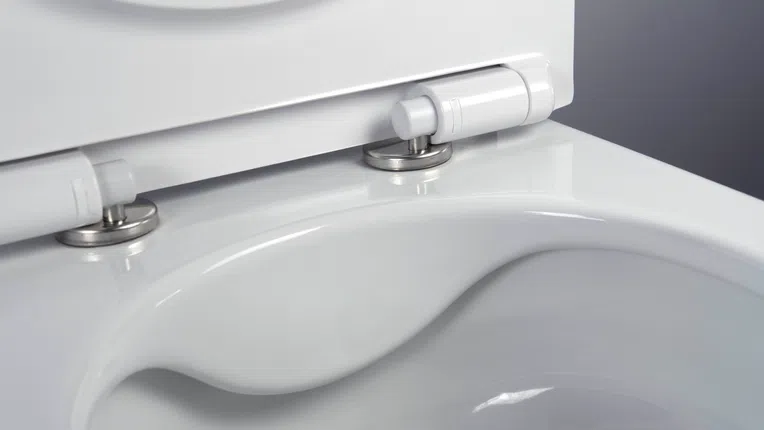 Miska WC wisząca Deante Peonia bezkołnierzowa z deską wolnoopadającą duroplast CDED6ZPW