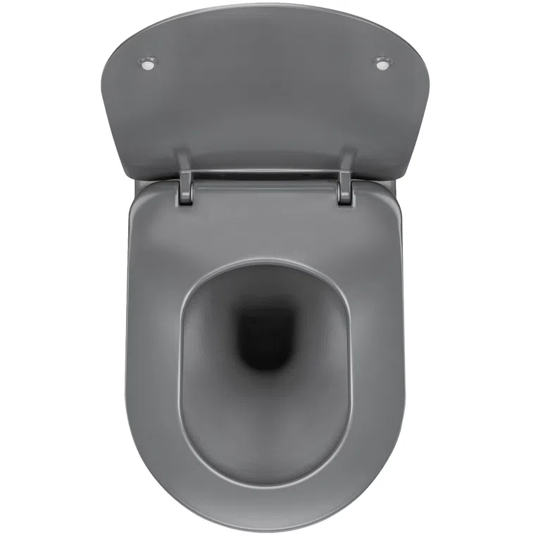 Miska WC wisząca Deante Peonia bezkołnierzowa z deską wolnoopadającą duroplast CDEDDZPW