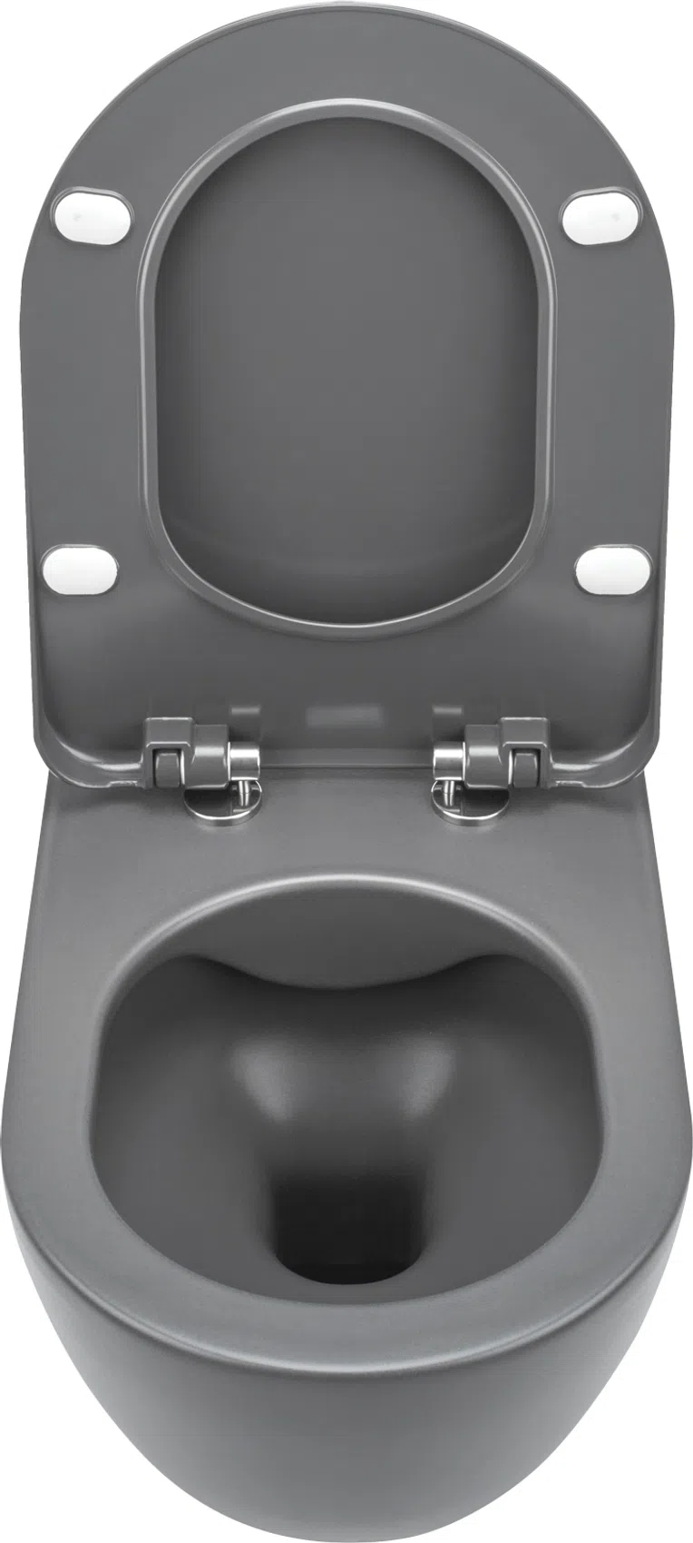 Miska WC wisząca Deante Peonia bezkołnierzowa z deską wolnoopadającą duroplast CDEDDZPW