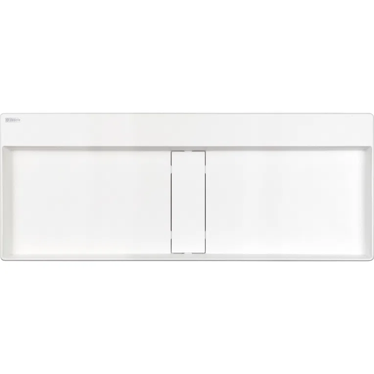 Umywalka nablatowa Deante Blur 100x40 cm prostokątna alabaster CQB_AU1S