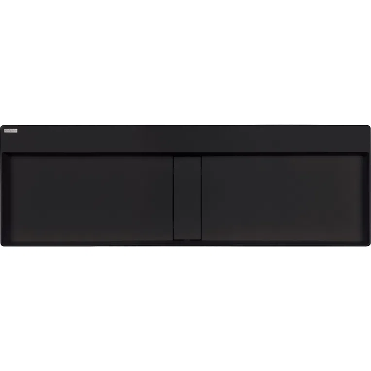 Umywalka nablatowa Deante Blur 120x40 cm prostokątna nero CQB_NU2S