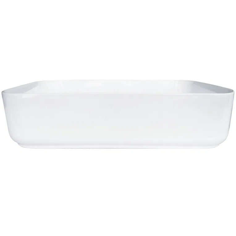 Umywalka nablatowa Deante Hiacynt New 50x36 cm prostokątna biały połysk CDY_6U5S