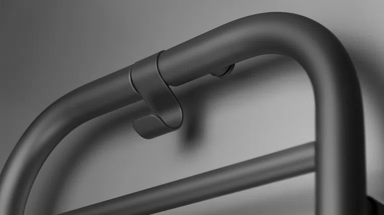 Grzejnik łazienkowy 50x121 cm Silia Deante titanium mat AGI_DG41