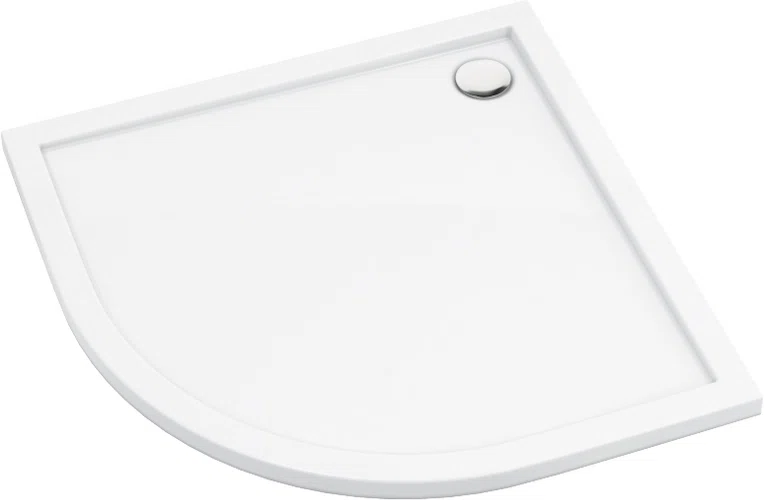 Brodzik półokrągły Deante Prizma 90x90x5 biały akryl KTJ_093B