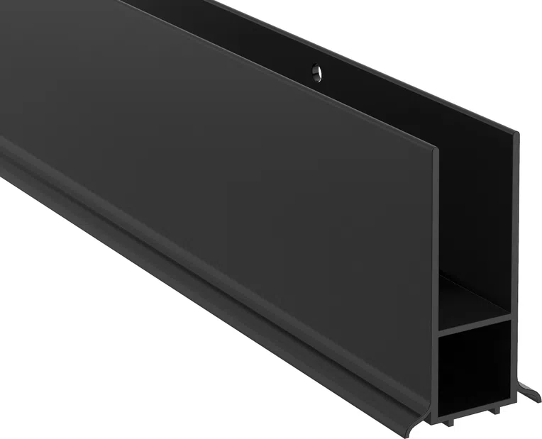 Profil poszerzający do drzwi prysznicowych Deante Kerria Plus przyścienny nero KTS_N22X