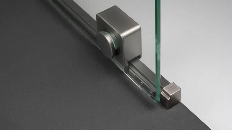 Kabina prysznicowa Walk-In Deante Prizma 90x195 przesuwna titanium KTJ_D39R