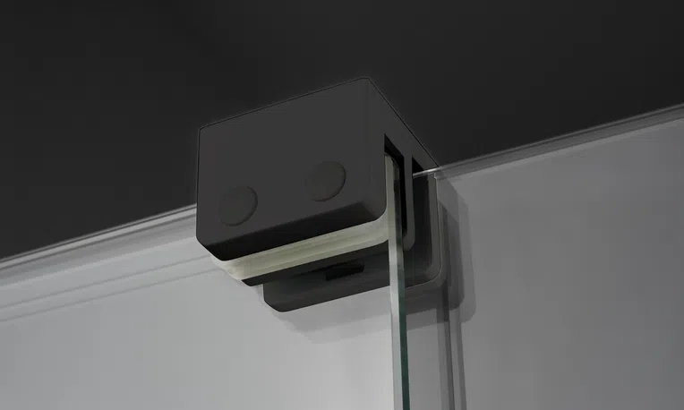 Kabina prysznicowa walk-in Deante Prizma 120x195 przesuwny nero transparentne KTJ_N32R