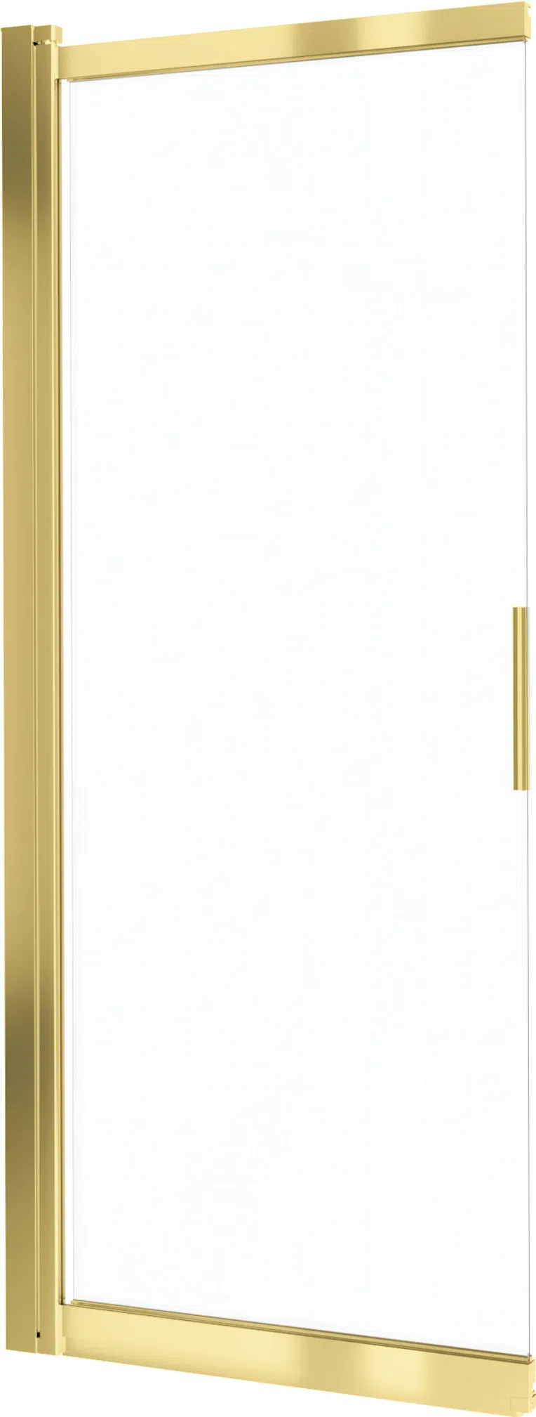 Parawan nawannowy Deante Prizma 100x140 cm 2-częściowy przesuwny uniwersalny złoty połysk KTJ_Z73R