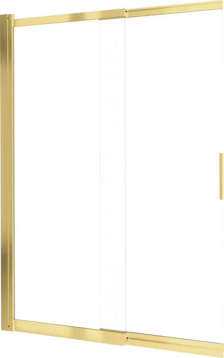 Parawan nawannowy Deante Prizma 100x140 cm 2-częściowy przesuwny uniwersalny złoty połysk KTJ_Z73R