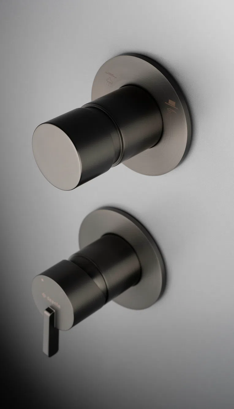 Zestaw prysznicowy podtynkowy Deante Silia titanium NQS_D9XK