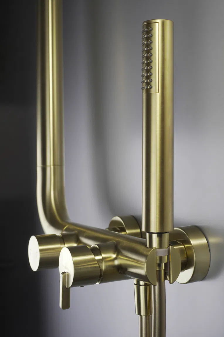 Kolumna prysznicowa Deante Silia złoty szczotkowany NQS_R4XM