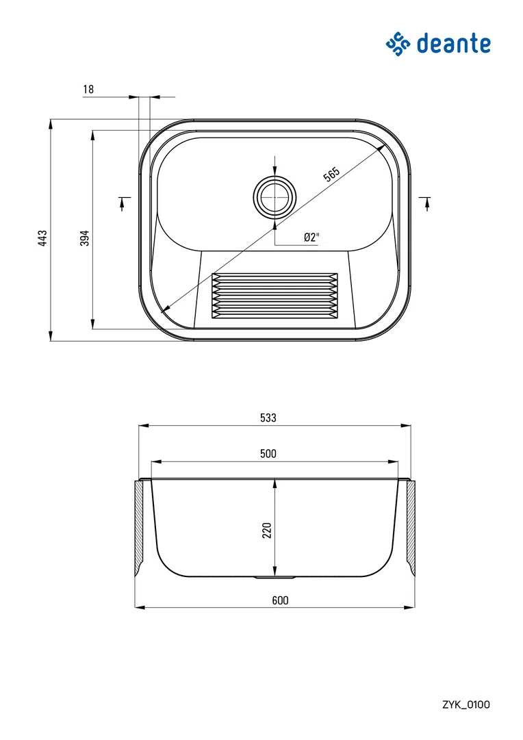 Zlewozmywak Deante Deante zyk_0100