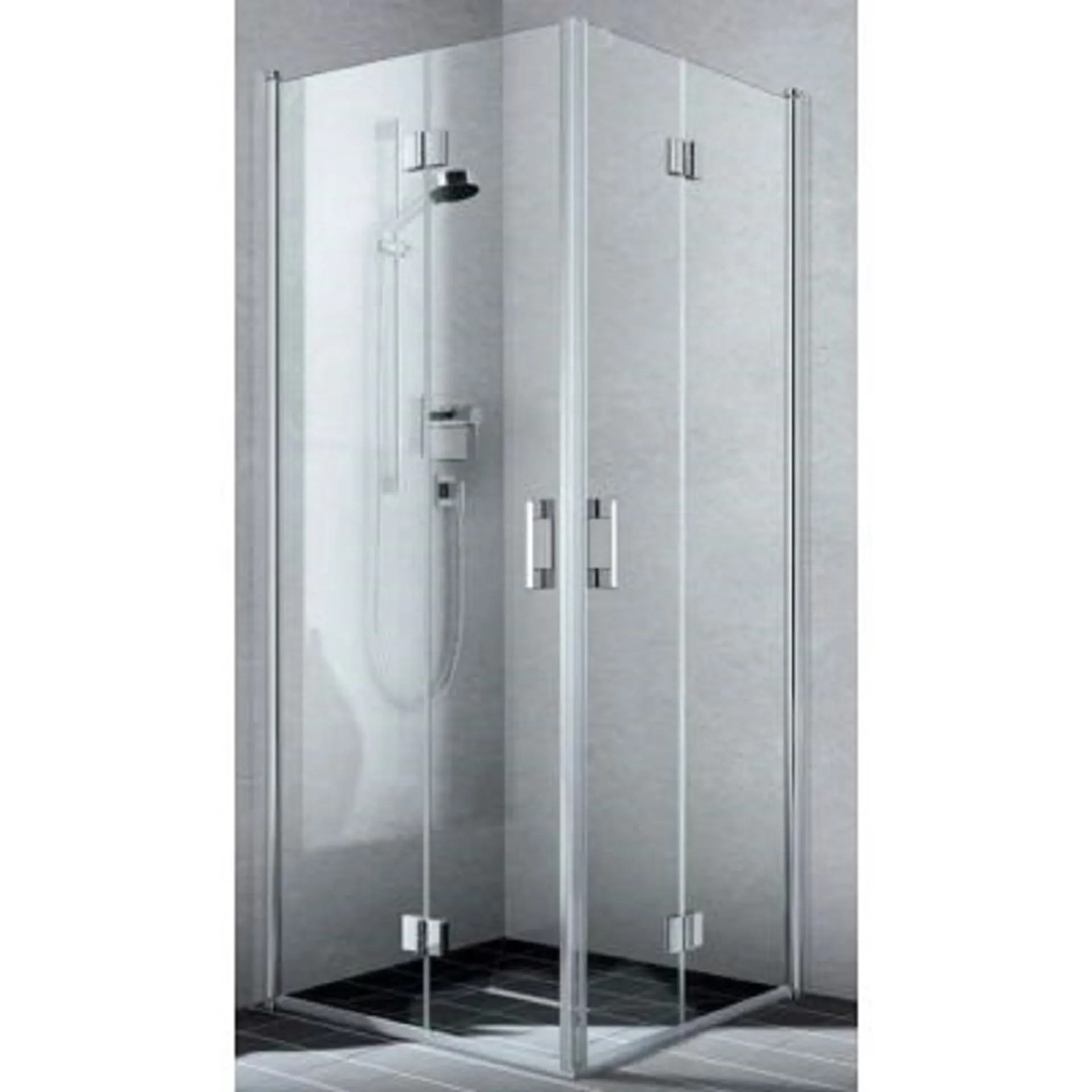 Drzwi prysznicowe Kermi Liga 80x200 chrom transparentne LI2CL08020VPK