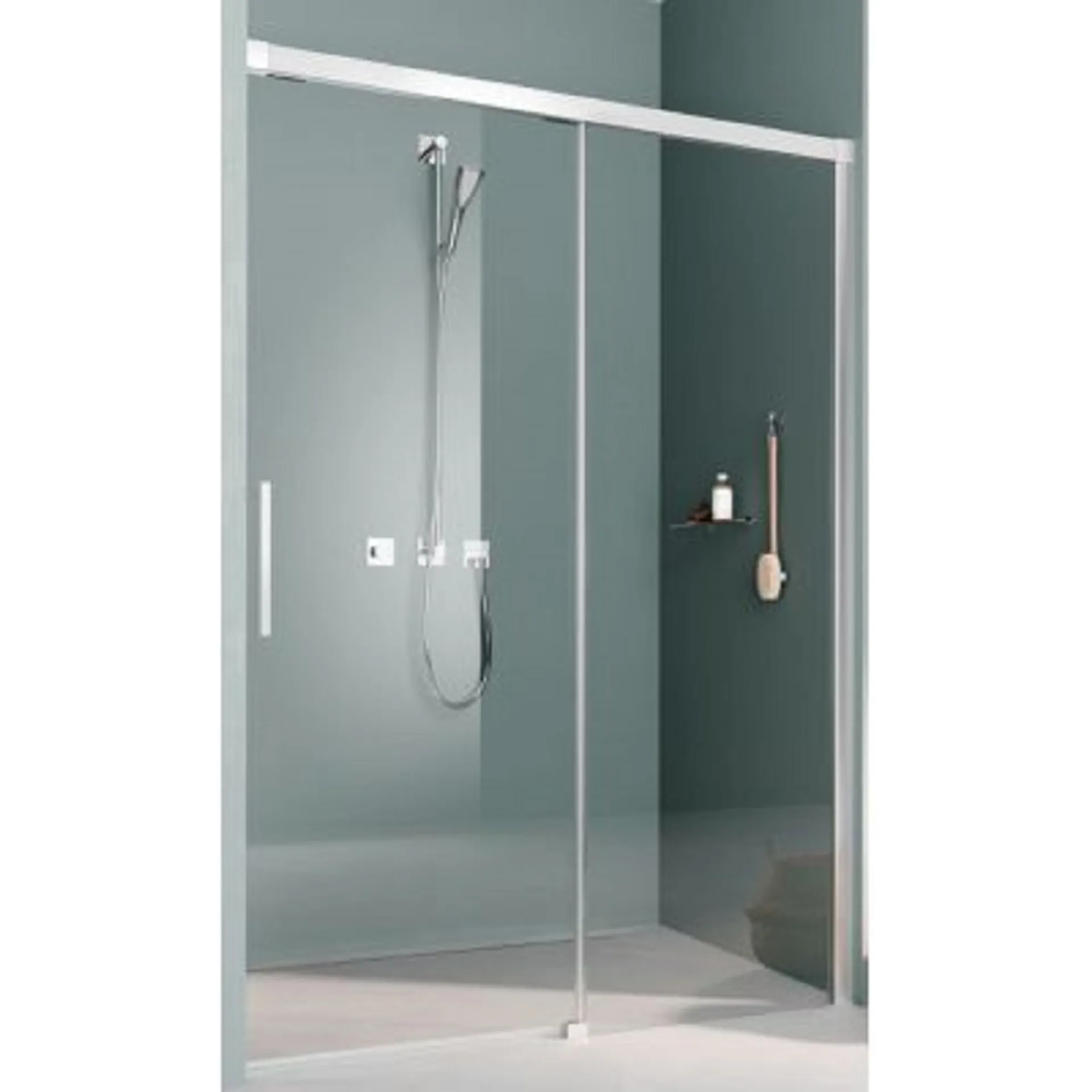 Drzwi prysznicowe Kermi Nica 160x200 prawe chrom transparentne NIL2R16020VPK
