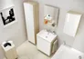 Szafka łazienkowa pod umywalkę Cersanit Smart 80 cm biały połysk S568-020