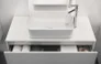 Szafka łazienkowa pod umywalkę z blatem Cersanit Crea 100 cm antracyt mat S924-020