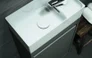 Szafka łazienkowa pod umywalkę Cersanit Crea 40 cm antracyt mat S924-014