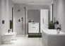 Szafka łazienkowa wisząca z lustrem Cersanit City 50 cm biały połysk S584-023-DSM