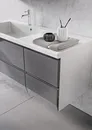 Szafka łazienkowa pod umywalkę Oristo Brylant 40 cm antracyt połysk OR36-SD2S-40-5