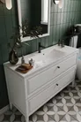 Szafka łazienkowa pod umywalkę Oristo Montebianco 120 cm biały mat OR47-SD2S-120-2
