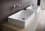 Szafka łazienkowa pod umywalkę z blatem Cersanit Inverto 80 cm szary mat S930-006