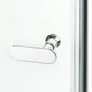 Drzwi prysznicowe New Trendy New Soleo 110x195 wnękowe chrom uniwersalne D-0127A