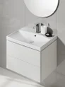 Umywalka meblowa Cersanit City 60x45 cm prostokątna biały połysk K35-006