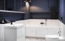 Szafka łazienkowa pod umywalkę Cersanit Moduo Slim 60 cm biały połysk S929-004