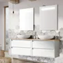 Szafka łazienkowa pod umywalkę Komfort Sisi 60 cm biały połysk