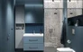 Drzwi prysznicowe Cersanit Larga 120X195 prawe chrom transparentne S932-118