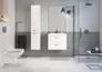 Słupek łazienkowy Cersanit Lara 30x150x25 cm biały połysk S926-007-DSM