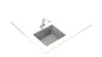 Zlewozmywak Teka square 50.40 tg 3,5 w/ovf sp stone grey
