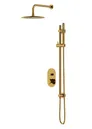 Zestaw prysznicowy podtynkowy Cersanit Inverto złoty połysk S952-007