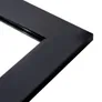 Lustro prostokątne 50x70 cm Simple czarny połysk