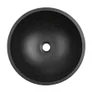 Umywalka nablatowa Laveo Amber 41 cm okrągła czarny mat VGR1721T