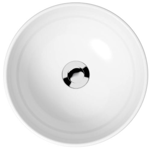 Umywalka nablatowa Cersanit Moduo 36 cm okrągła biały połysk K116-047