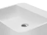 Umywalka wolnostojąca Besco Assos S-Line 52x41 cm prostokątna biały połysk UMD-AP-WO
