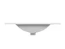 Umywalka meblowa Comad Lava 81x39 cm prostokątna biały połysk podwójne pakowanie UM-CFP LAVA 80D DP