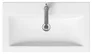 Umywalka meblowa Cersanit Como 80x45 cm prostokątna biały połysk K32-004-ECO