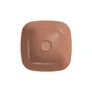 Umywalka nablatowa Cersanit Larga 38 cm kwadratowa czerwony mat K677-060