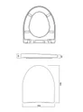 Deska WC Cersanit Parva wolnoopadająca duroplast K98-0122