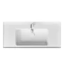 Umywalka meblowa Cersanit Crea 101x46 cm prostokątna biały połysk K114-018