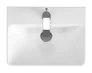 Umywalka meblowa Cersanit Mille Slim 51x39 cm prostokątna biały połysk K675-004