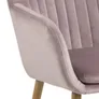 Krzesło Bristol 12 Dąb / Różowe