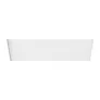 Umywalka nablatowa Omnires Parma M+ 50x35 cm prostokątna biały połysk PARMAUNBP